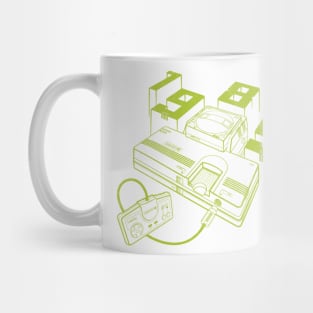 1989 TurboGrafx-16 Line Art Mug